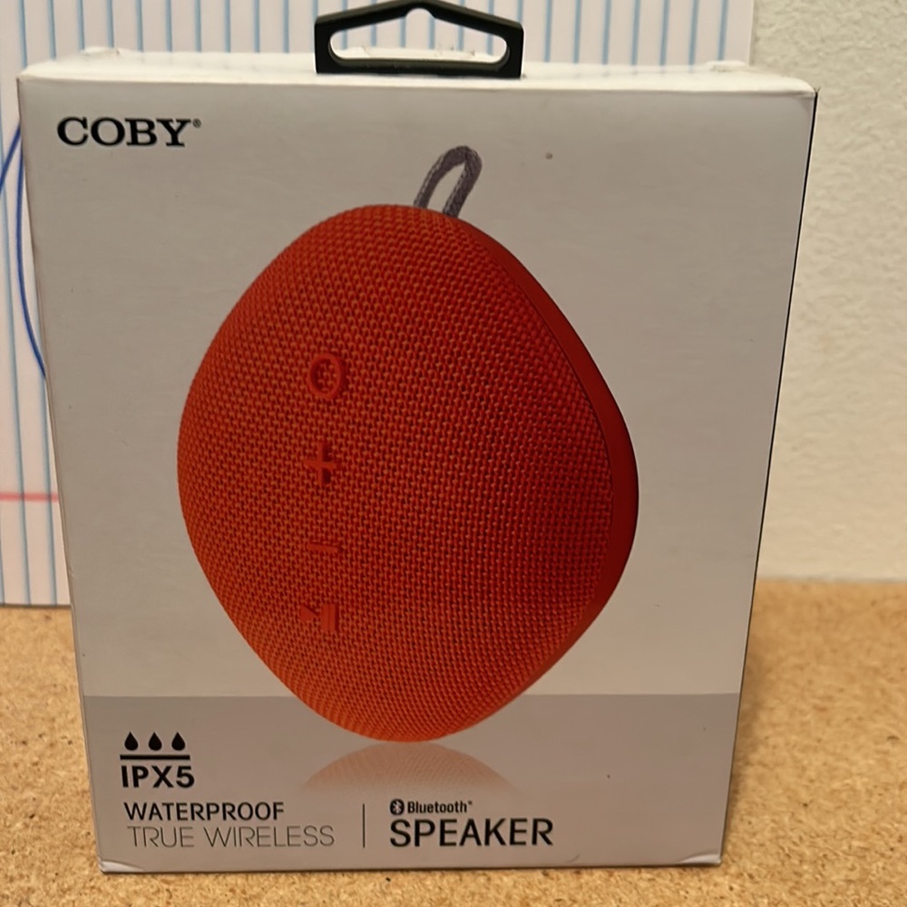COBY IPX5 Wireless Bluetooth Speaker